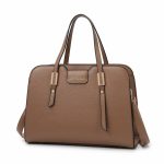 Wholesale Women Casual Simple Solid Color Large Capacity Handbag