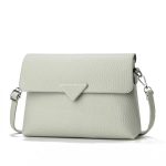 Wholesale Women Fashion Casual Simple Solid Color Litchi Patterned Handbag - Image 7