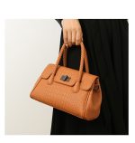 Wholesale Women Fashion Casual Solid Color Stone Pattern Handbag - Image 7