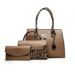 Wholesale Women Fashion Casual Leopard Print 3-Piece Set Handbags - Image 6