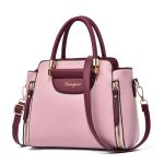 Wholesale Women Fashion Casual Color Blocke Handbag