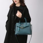 Wholesale Women Fashion Casual Litchi Pattern Large Capacity Soft PU Handbag Three-Piece Bag Set - Image 3