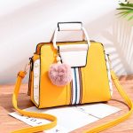 Wholesale Women Fashion Large Capacity Stitching Handbag - Image 7