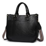 Women Fashion Retro Large Capacity PU Handle Shoulder Bag - Image 7