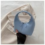 Wholesale Women Fashion Solid Color Mini Zipper Handle Bag - Image 8