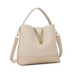 Wholesale Women Fashion Simple Solid Color Bucket Handbag - Image 2