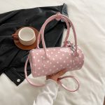 Wholesale Women Fashion Casual Dot Print Shoulder Bag - Image 6