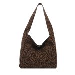 Wholesale Women Fashion Casual Leopard Print Large Capacity Shoulder Bag - Image 7