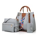 Women Fashion Retro Handbag Four-Piece Bag Set - Image 7
