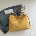 Wholesale Vintage Large Capacity Solid Shoulder Tote Bag - Image 7