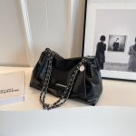 Women Fashion Casual Solid Color Large Capacity Chain Shoulder Bag - Image 6