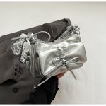 Wholesale Women Fashion Casual Solid Color Small Square Portable Soft Leather Shoulder Bag - Image 7