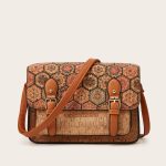 Wholesale Women Fashion Ethnic Style Cork Printed Large Capacity Shoulder Bag - Image 6