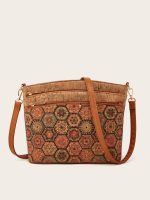 Wholesale Women Fashion Retro Ethnic Style Printed Shoulder Bag - Image 7