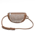 Women Fashion Solid Color Rivet Small Square Shoulder Bag - Image 7
