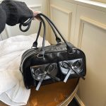 Women Fashion Casual Simple Solid Color Large Capacity Shoulder Bag - Image 7