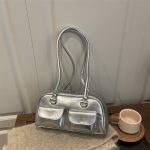 Wholesale Women Fashion Casual Solid Color Multi-Pocket Shoulder Bag