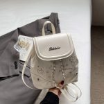 Women Fashion Casual Color Block Printed Backpack - Image 7