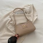 Wholesale Women Fashion Casual Solid Color Bowknot Shoulder Bag - Image 7