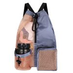 Wholesale Fashion Mesh Stitching Swimming Sports Storage Backpack - Image 5