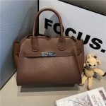Women Fashion Elegant Solid Color Handbag - Image 7