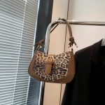 Women Fashion Leopard Dumpling-Shaped Shoulder Bag - Image 6