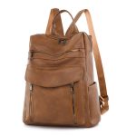 Wholesale Women Fashionable Contrast Color Outdoor Travel Backpack - Image 7
