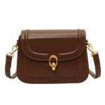 Women Fashion Casual Simple Solid Color Square Shoulder Bag - Image 7