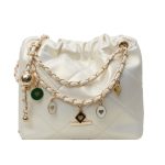 Wholesale Women Fashion Simple Rhombic Chain Round Buckle Shoulder Bag - Image 6