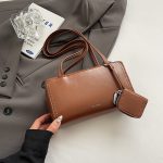 Wholesale Vintage Solid Color Zipper Underarm Bag