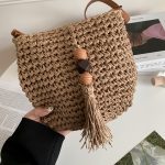 Wholesale Bohemian Casual Woven Shoulder Bag - Image 7