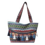 Bohemian Ethnic Tassel Decoration Large Capacity Tote Bag - Image 7