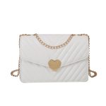 Wholesale Simple Stitch Flip Square Shoulder Bag - Image 7