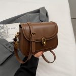 Wholesale Women Fashion Retro Contrast Color Small Square Shoulder Bag - Image 6