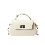 Women Fashion Simple Solid Color Chain Shoulder Bag - Image 7