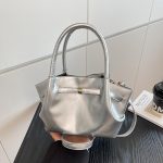 Wholesale Women Fashion Casual Solid Color Large Capacity Basket Handbag - Image 7