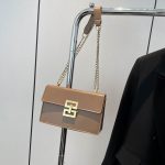 Women Casual Simple Solid Color Chain Small Square Shoulder Bag - Image 6