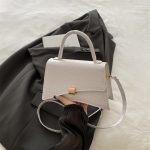 Women Casual Simple Retro Stone Pattern Small Square Shoulder Bag - Image 6