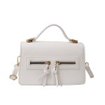 Wholesale Women Fashion Casual Solid Color Zipper Shoulder Bag - Image 6