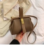 Wholesale Women Fashion Casual Solid Color Litchi Pattern Handbag - Image 6