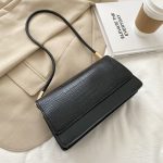Women Fashion Simple Solid Color Shoulder Bag - Image 7