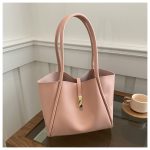 Wholesale Women Fashion Casual Solid Color Large Capacity Tote Bag - Image 7