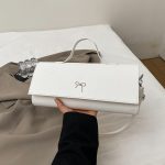 Wholesale Women Fashion Simple Solid Color Small Rectangular Shoulder Bag - Image 7