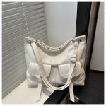 Wholesale Women Fashion Simple Retro Large Capacity Shoulder Bag - Image 7
