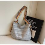 Wholesale Women Fashion Casual Solid Color Loose Large-Capacity Shoulder Bag - Image 7