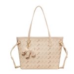 Wholesale Women Fashion Retro Printed Large Capacity Portable Pendant Tote Bag - Image 7