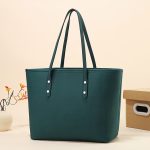 Wholesale Simple Solid Color Large Capacity Tote Bag - Image 7