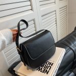 Wholesale Women Fashion Flap Portable Underarm Saddle Bag - Image 7