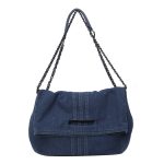 Wholesale Women Fashion Casual Large Capacity Denim Chain Shoulder Bag - Image 7