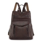 Wholesale Women Fashion Business Color Blocking Backpack - Image 3
